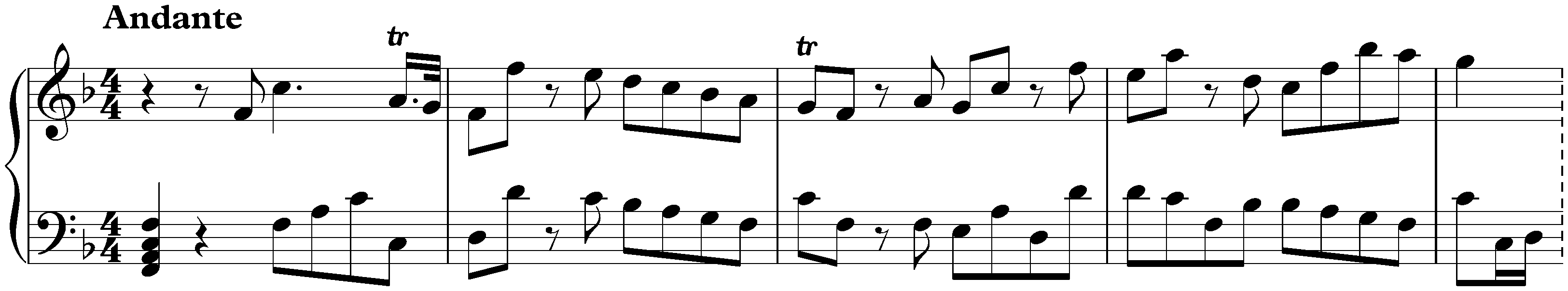 Aria in F major, HWV 482/4