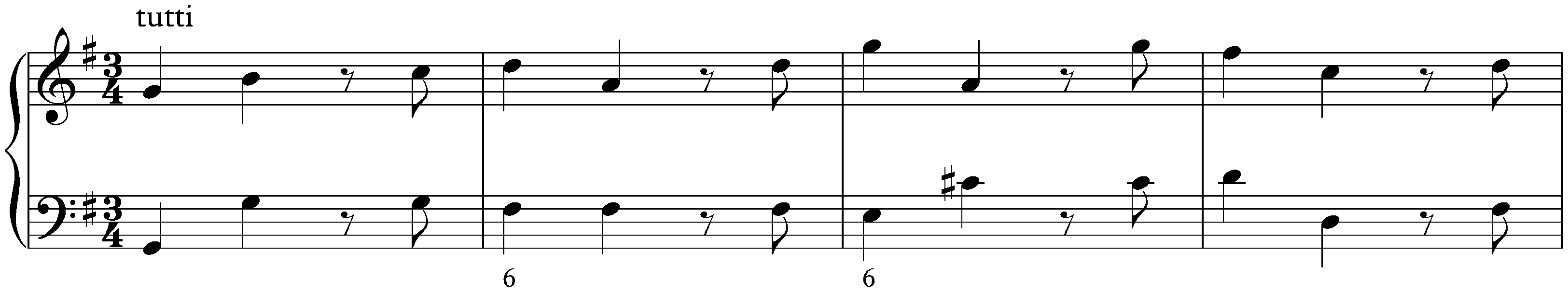Chaconne in G major, HWV 435 (first version)