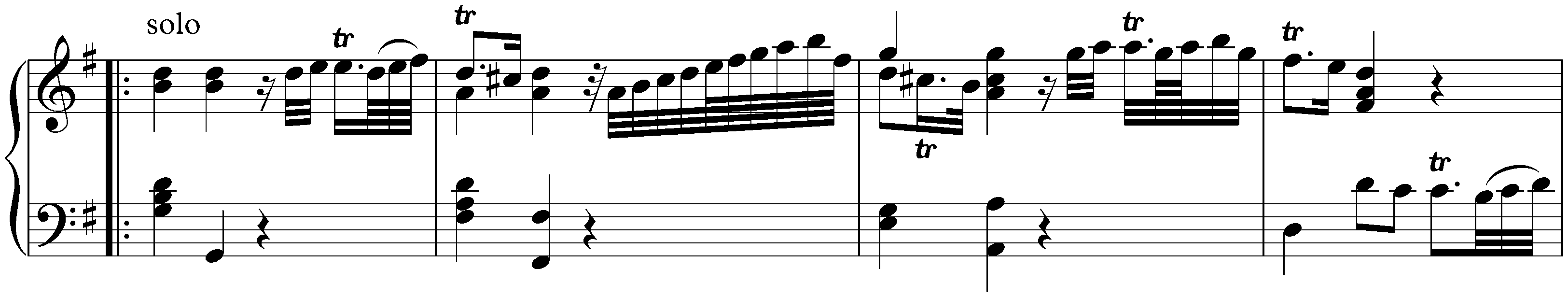 Chaconne in G major, HWV 435 (fourth version)