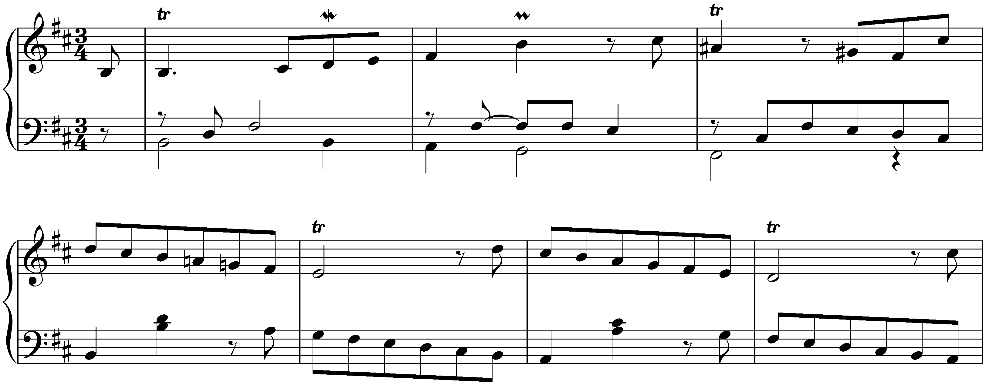 Courante in B minor, HWV 489