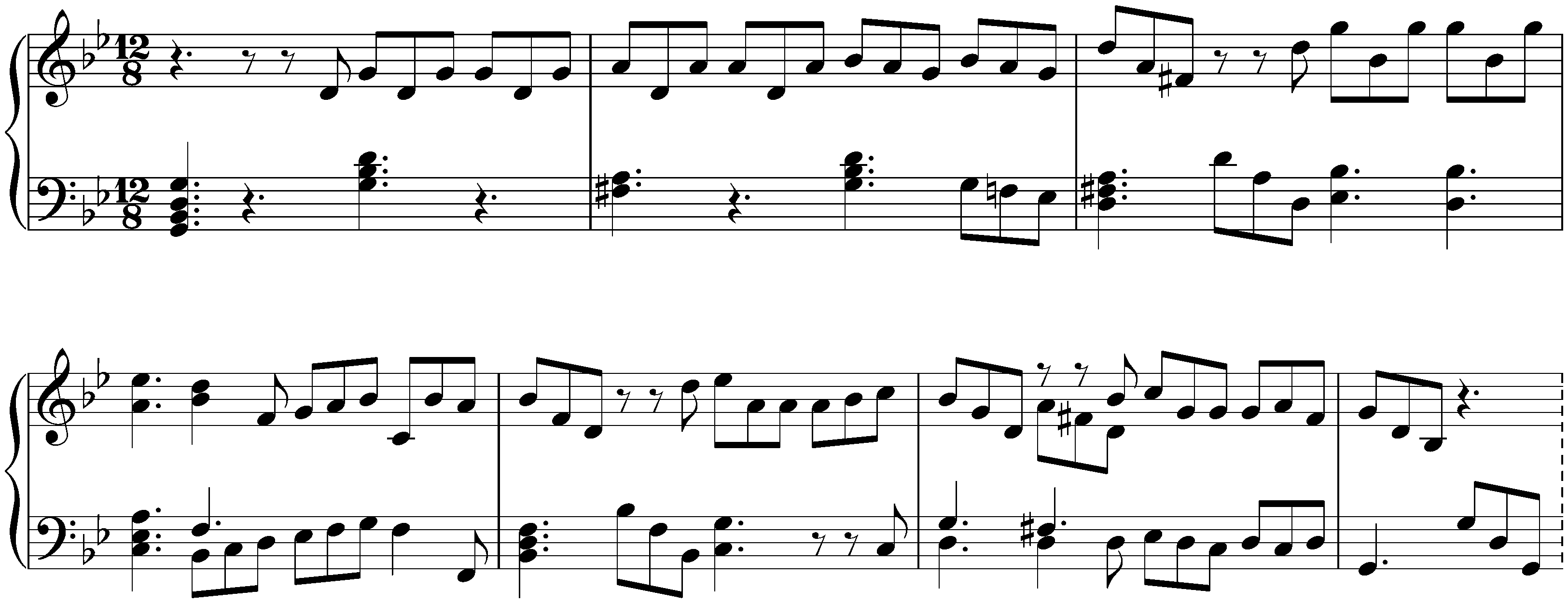 Gigue in G minor, HWV 493a