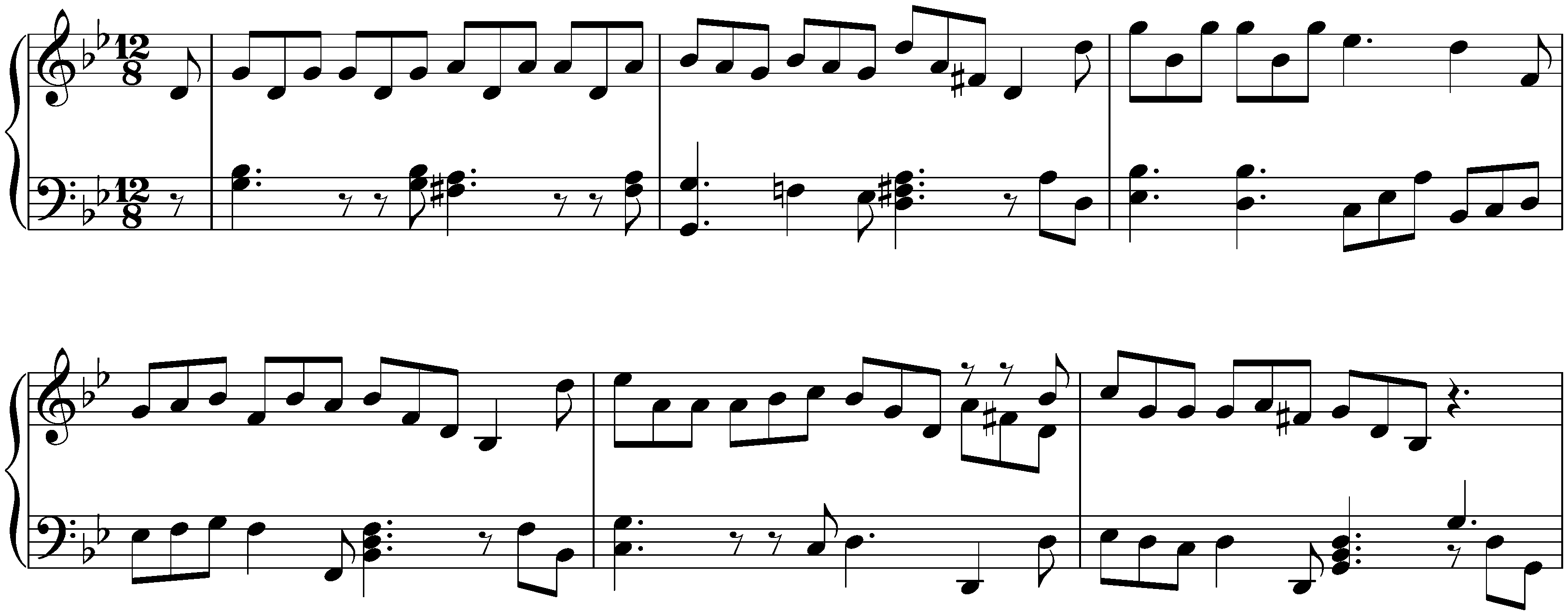 Gigue in G minor, HWV 493b