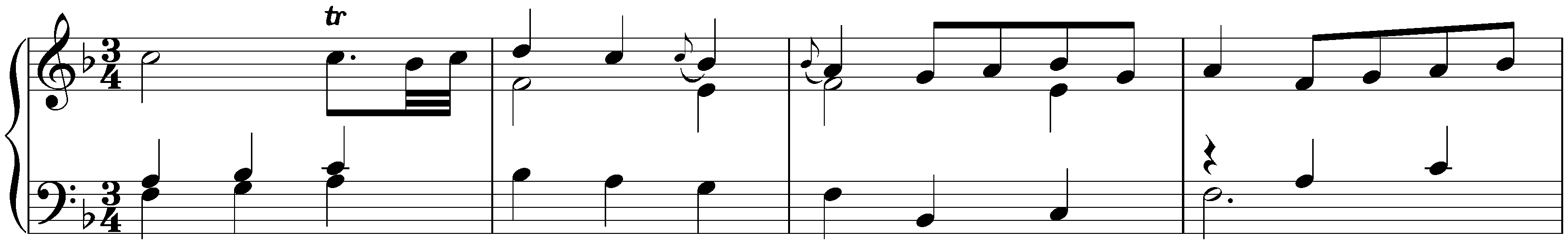 Menuet in F major, HWV 514a