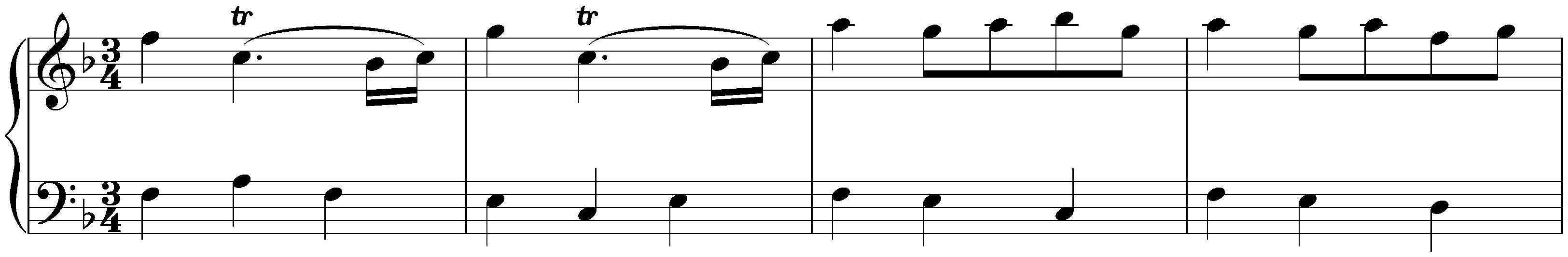 Menuet in F major, HWV 516c