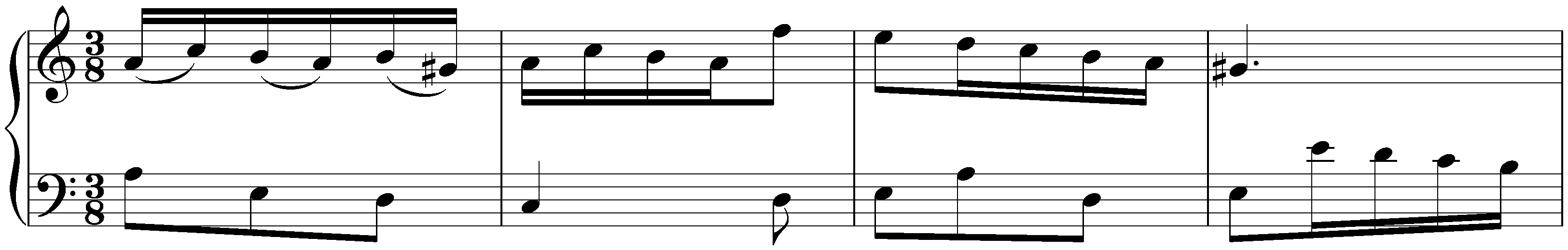 Menuet in A minor, HWV Anh. A 15/26