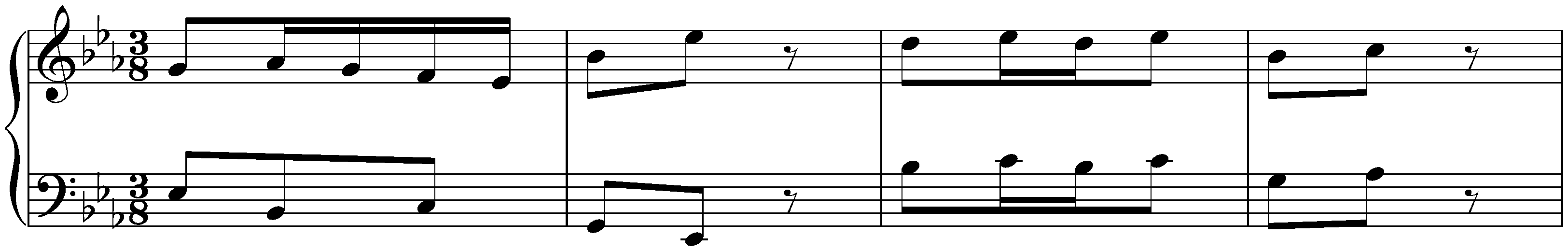 Menuet in E-flat major, HWV Anh. A 15/9a