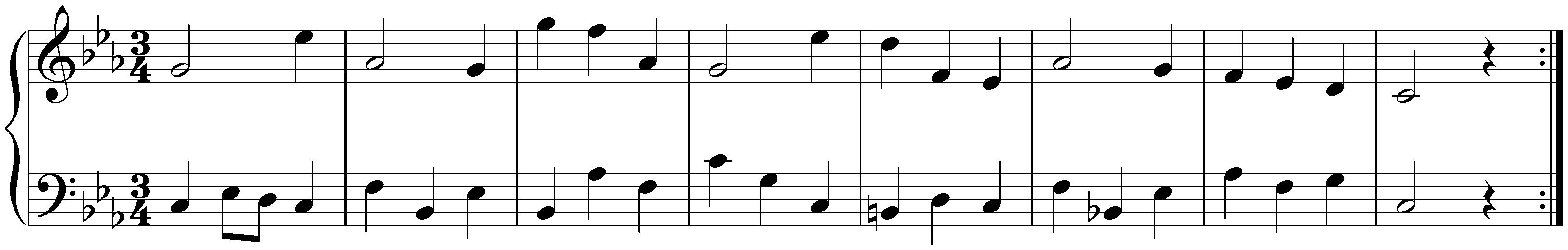 Partita in C minor, HWV 444; 5. Menuet