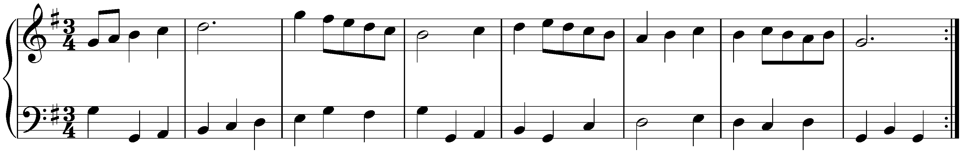 Partita in G major, HWV 450; 6. Menuet