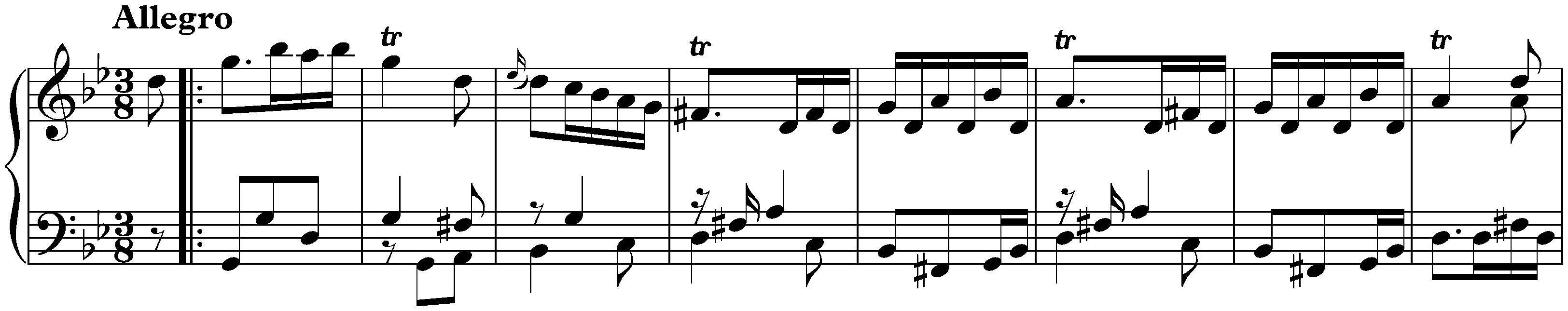Preludio ed Allegro in G minor, HWV 574; 2. Allegro