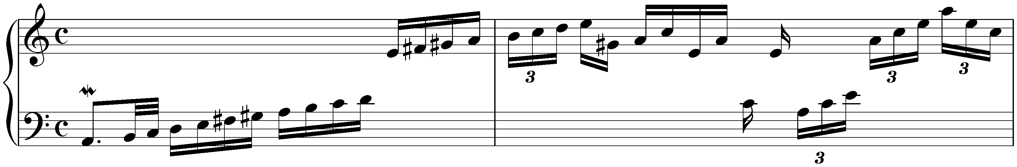 Preludio ed Allegro in A minor, HWV 576; 1. Preludio