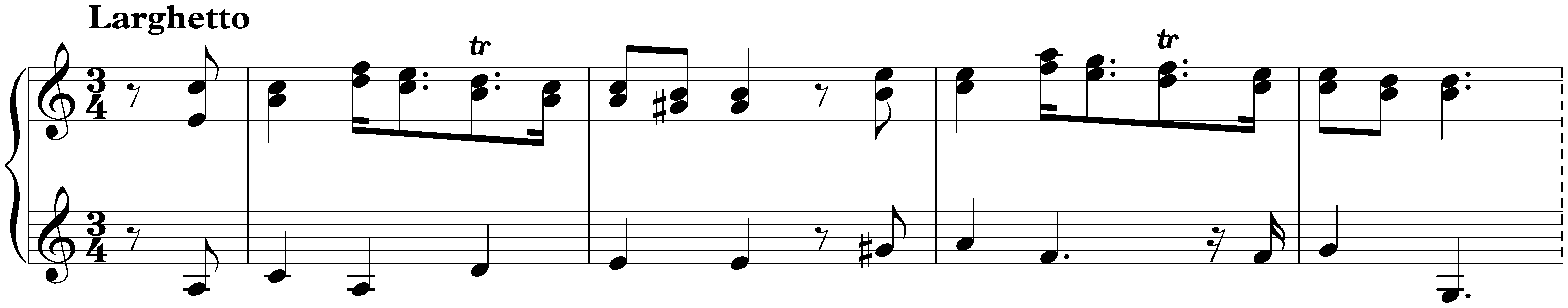 Sonata con trio e gavotta in C major, HWV 578; 2. Trio: Larghetto