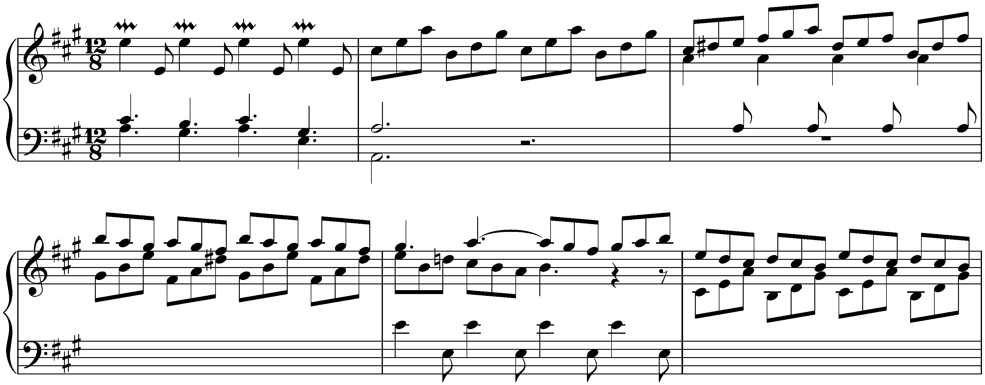 Suite in A major, HWV 426; 4. Gigue