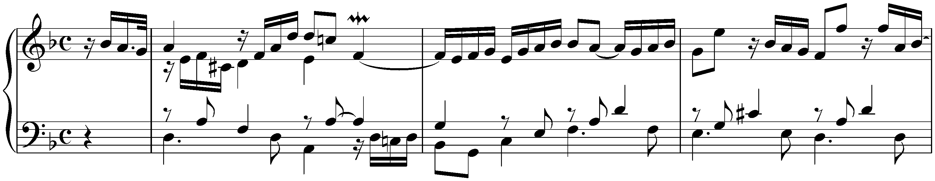 Suite in D minor, HWV 428; 3. Allemande