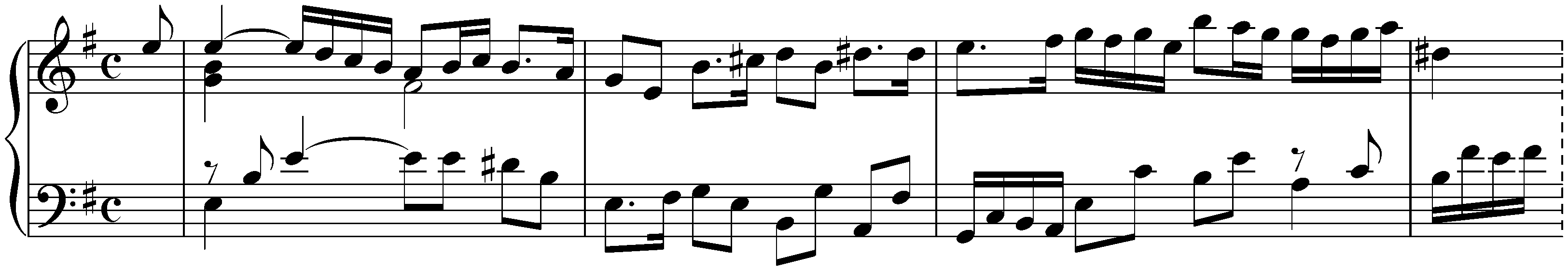 Suite in E minor, HWV 429; 2. Allemande