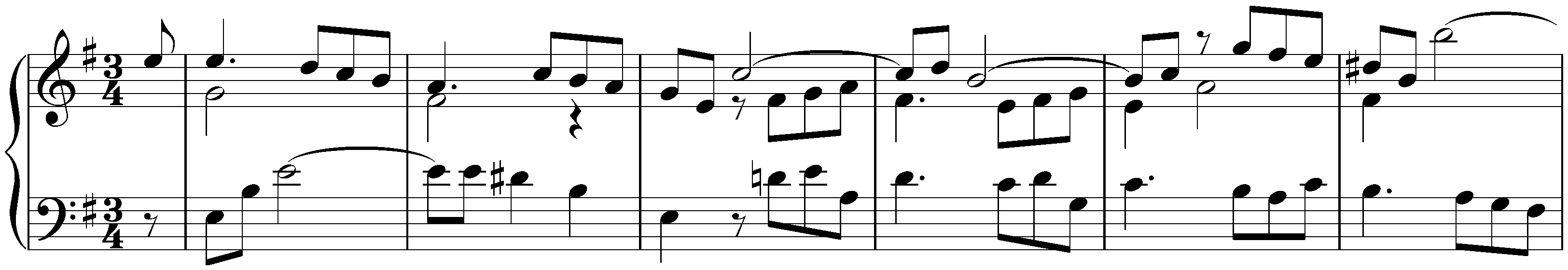Suite in E minor, HWV 429; 3. Courante