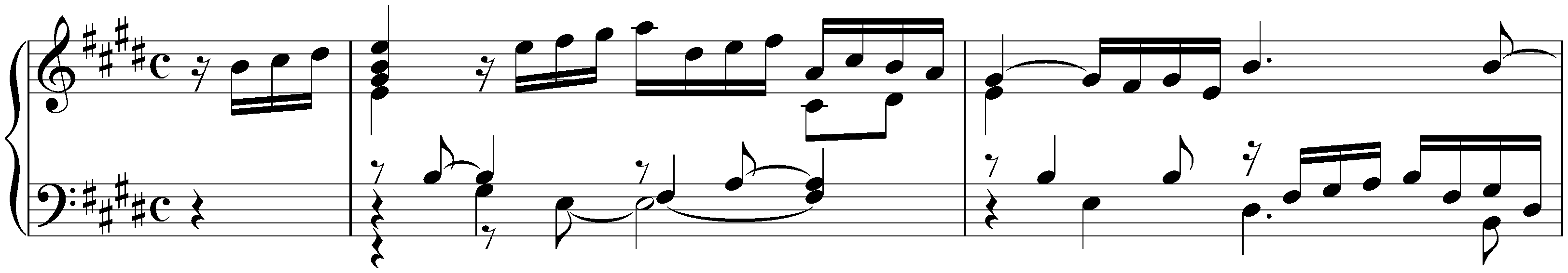 Suite in E major, HWV 430; 2. Allemande (first version)