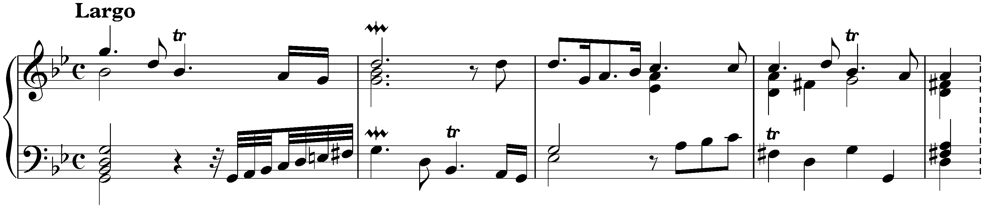 Suite in G minor, HWV 432; 1. Ouverture: Largo – Presto