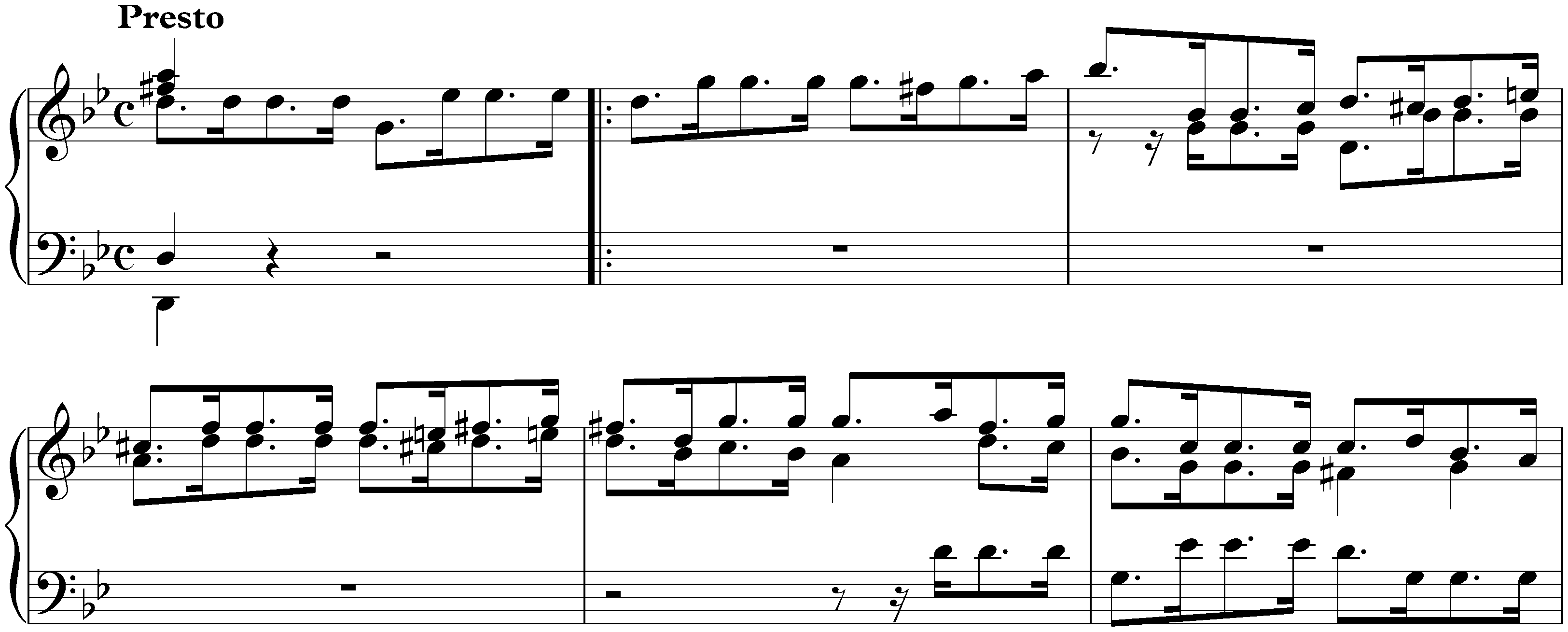 Suite in G minor, HWV 432; 1. Ouverture: Largo – Presto