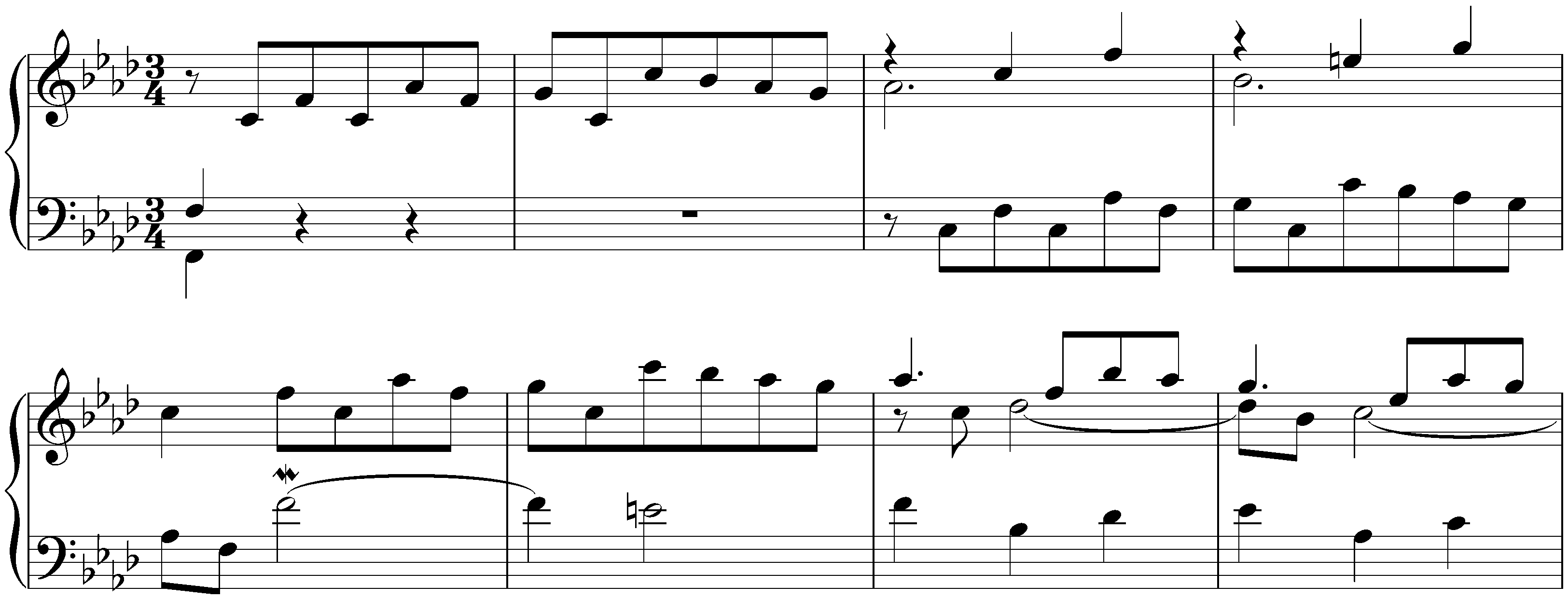 Suite in F minor, HWV 433; 4. Courante