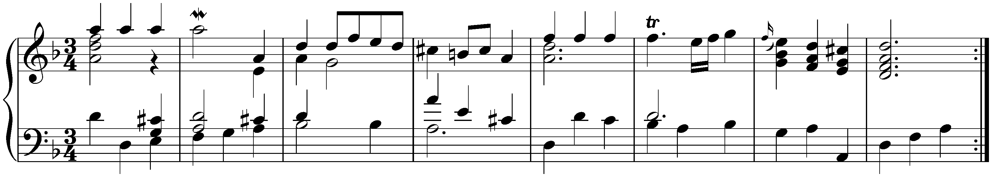 Suite in D minor, HWV 436; 5. Menuetto