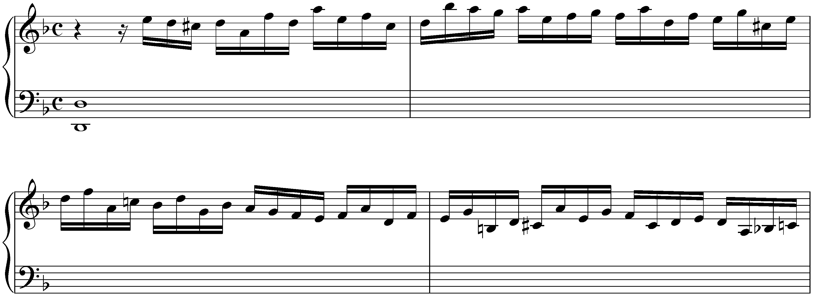 Suite in D minor, HWV 437; 1. Prélude