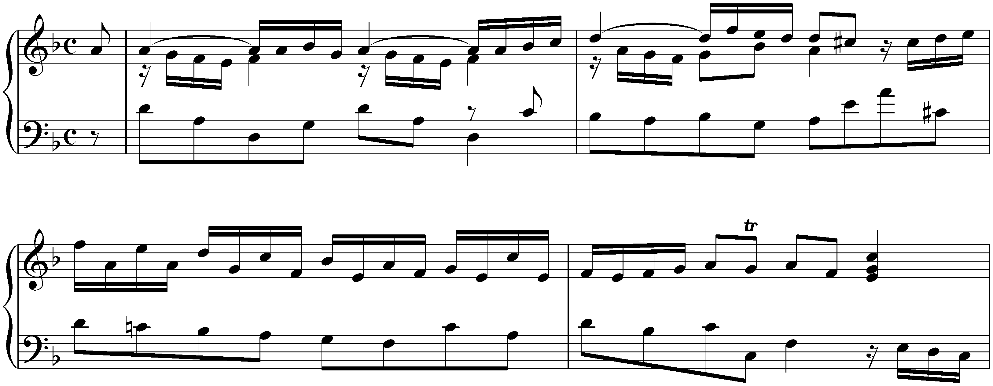 Suite in D minor, HWV 437; 2. Allemande