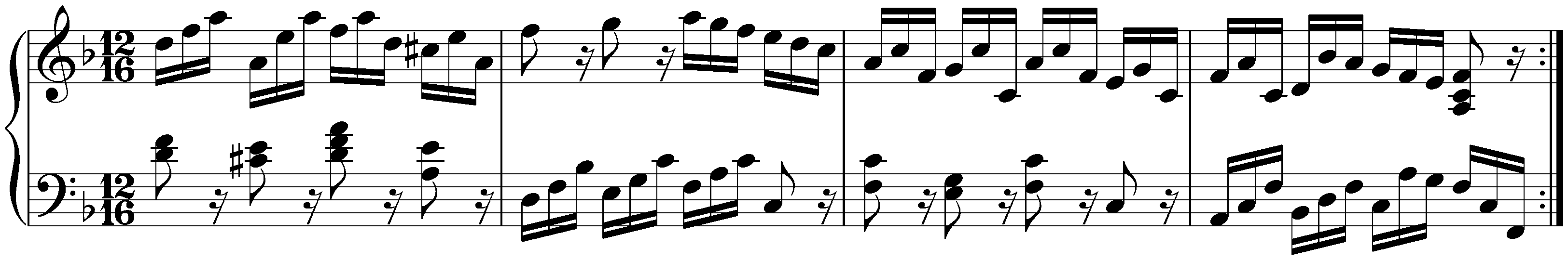 Suite in D minor, HWV 437; 5. Gigue