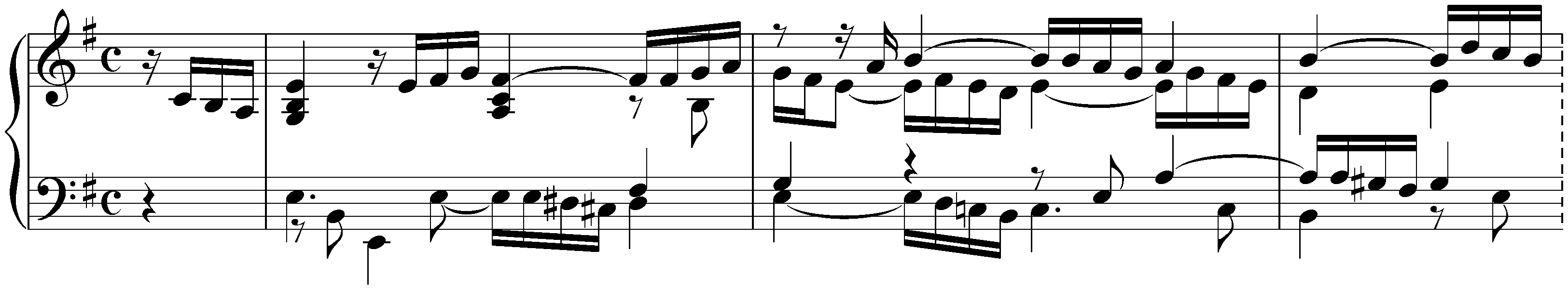 Suite in E minor, HWV 438; 1. Allemande