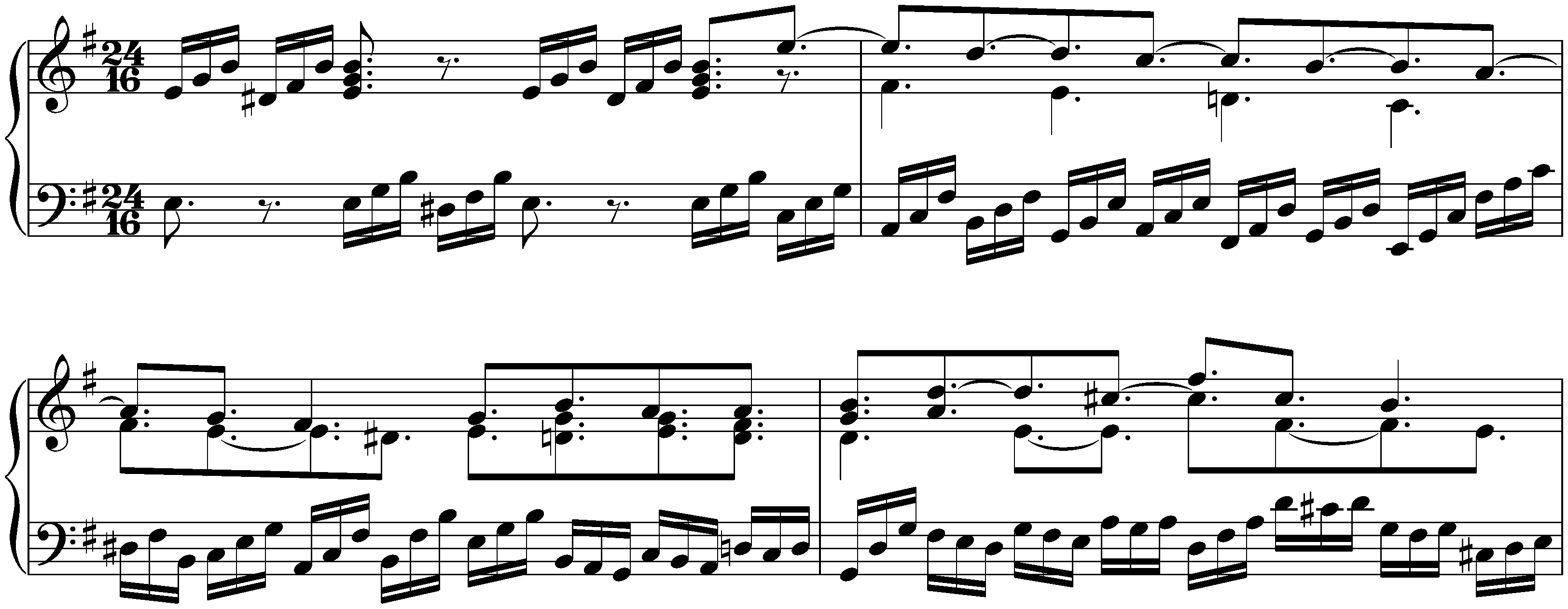 Suite in E minor, HWV 438; 3. Gigue