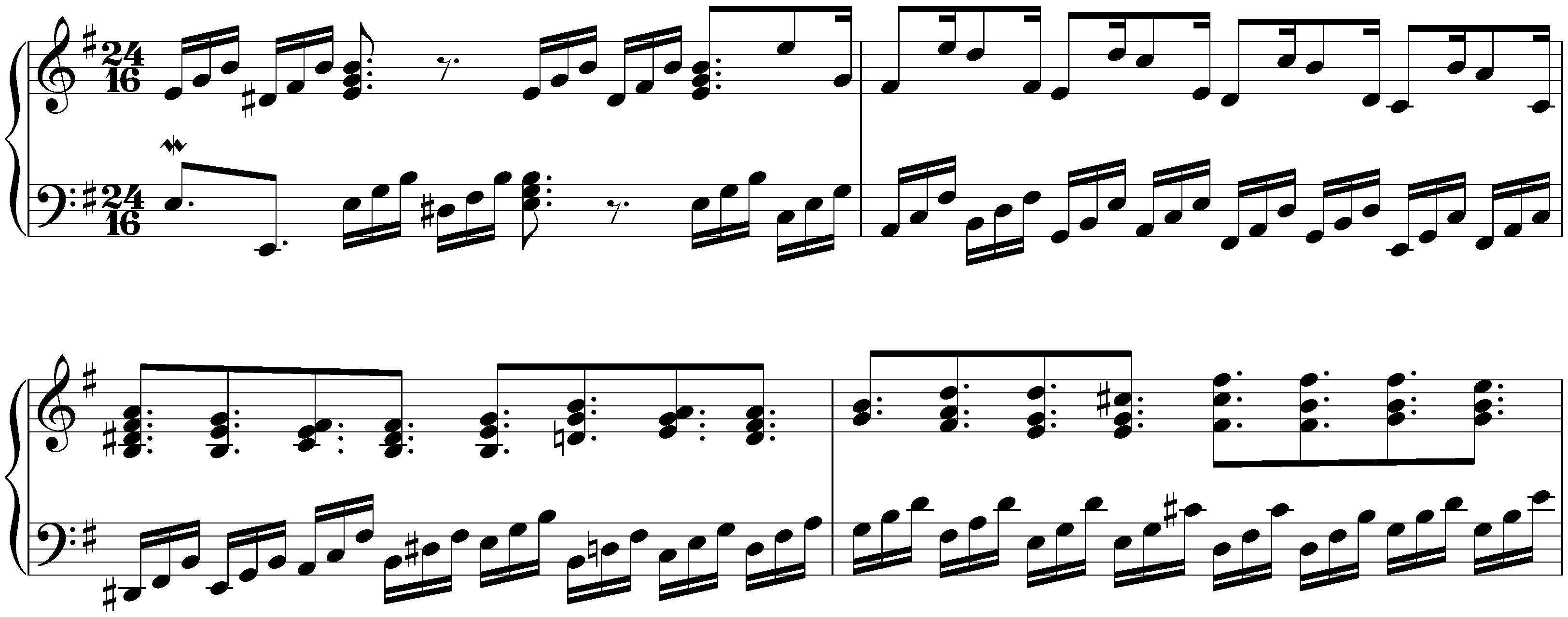 Suite in E minor, HWV 438; 3. Gigue