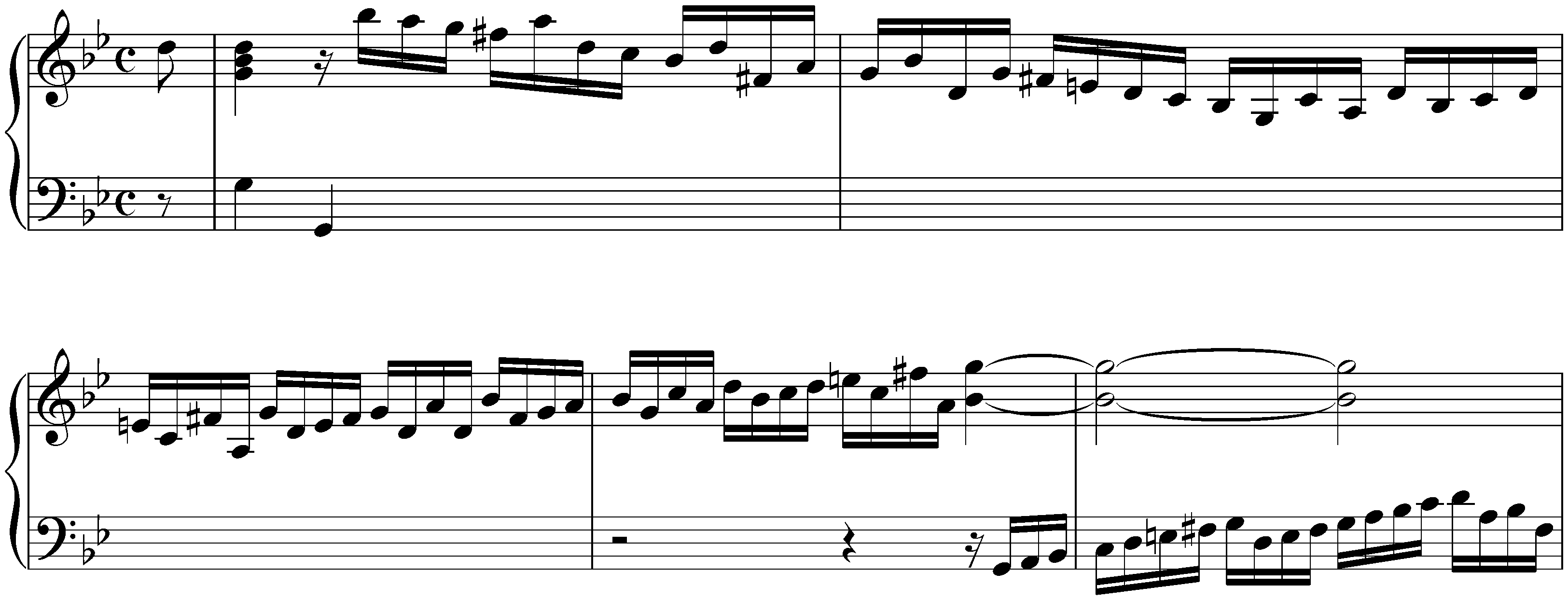 Suite in G minor, HWV 439; 1. Allemande