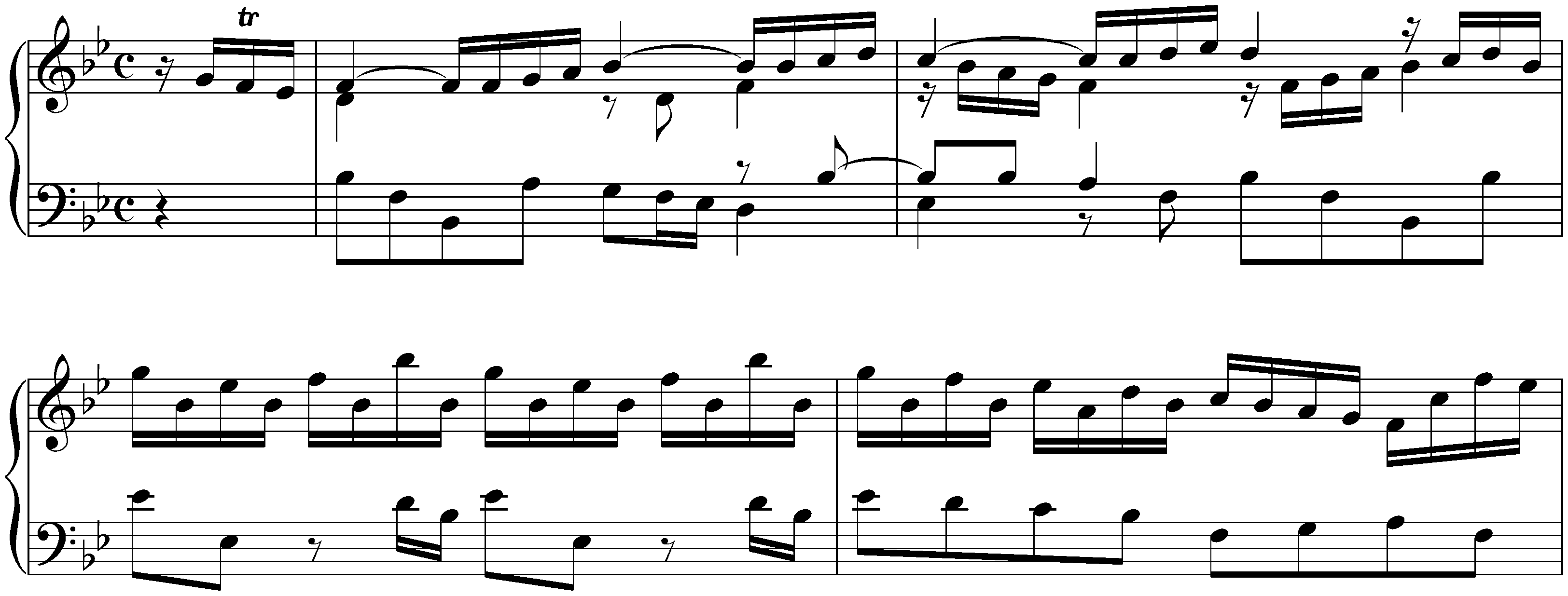 Suite in B-flat major, HWV 440; 1. Allemande (first version)