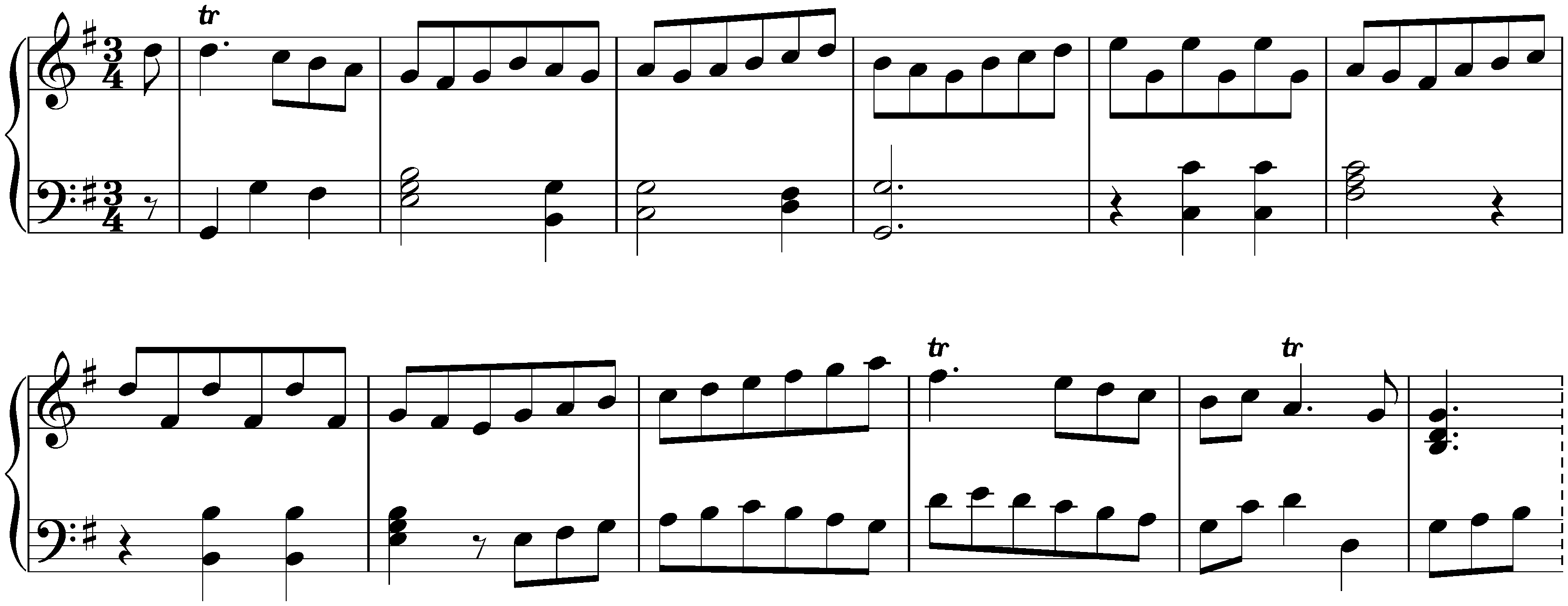 Suite in G major, HWV 441; 3. Courante