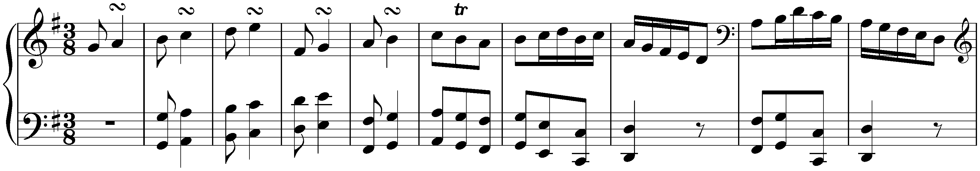 Suite in G major, HWV 441; 5. Menuetto