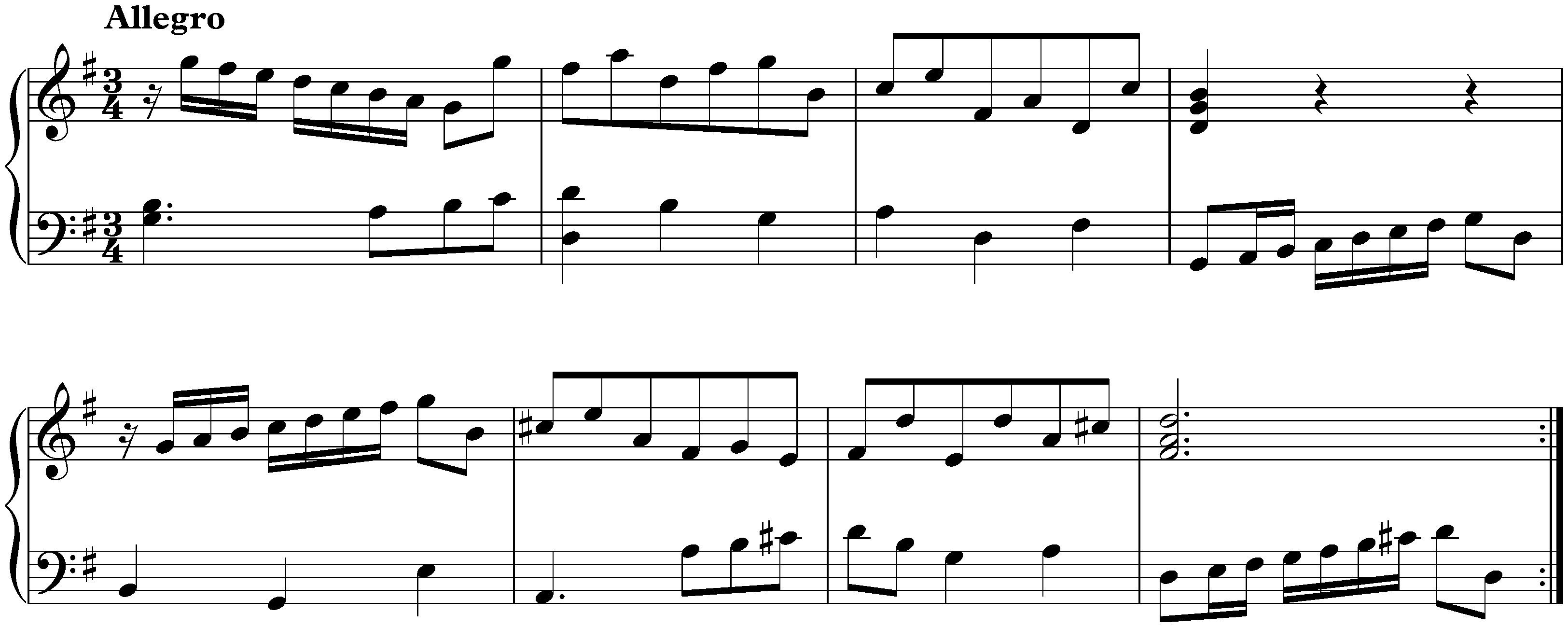 Suite in G major, HWV 442; 1. Prélude