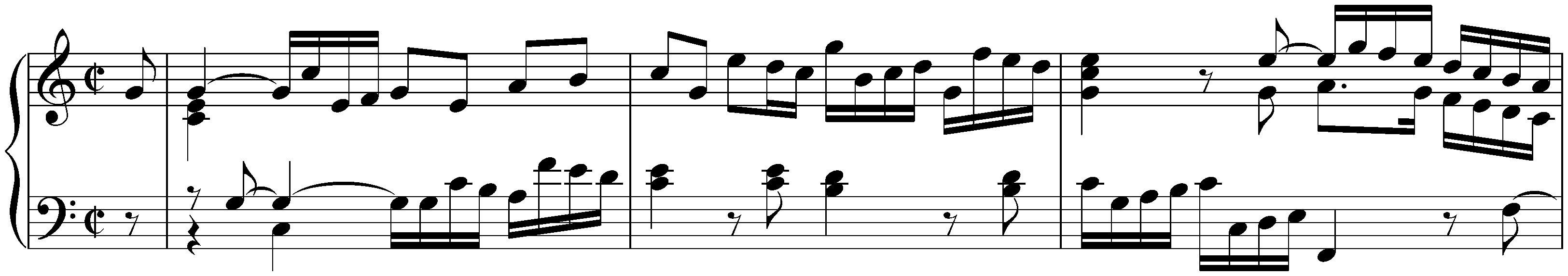 Suite in C major, HWV 443; 2. Allemande