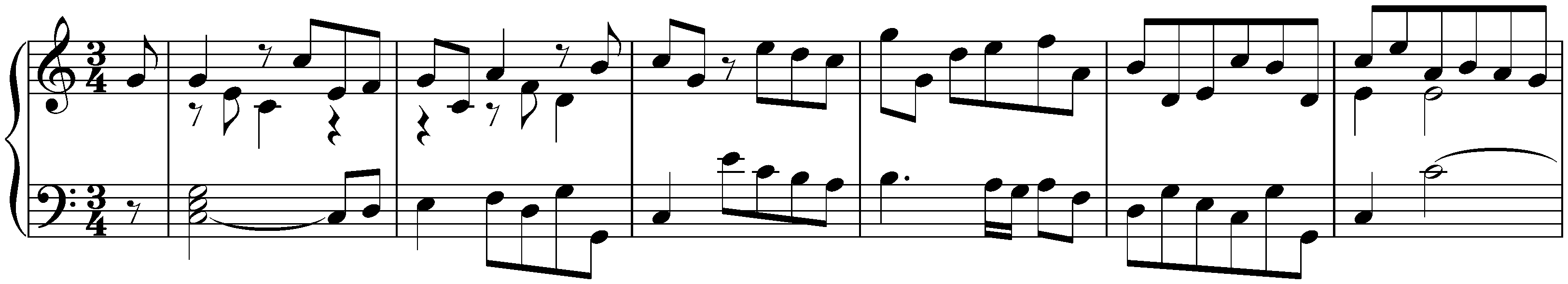 Suite in C major, HWV 443; 3. Courante