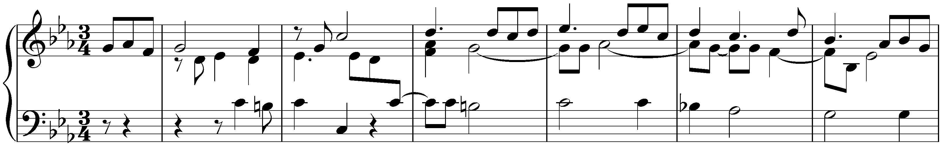 Suite in C minor, HWV 445; 3. Courante