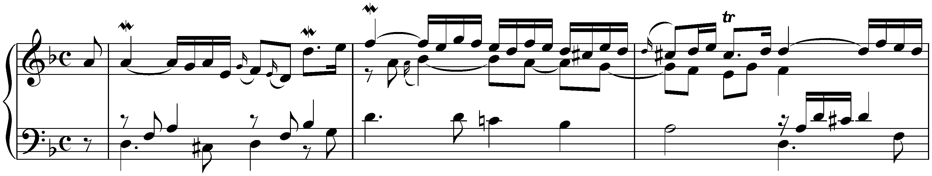 Suite in D minor, HWV 447; 1. Allemande