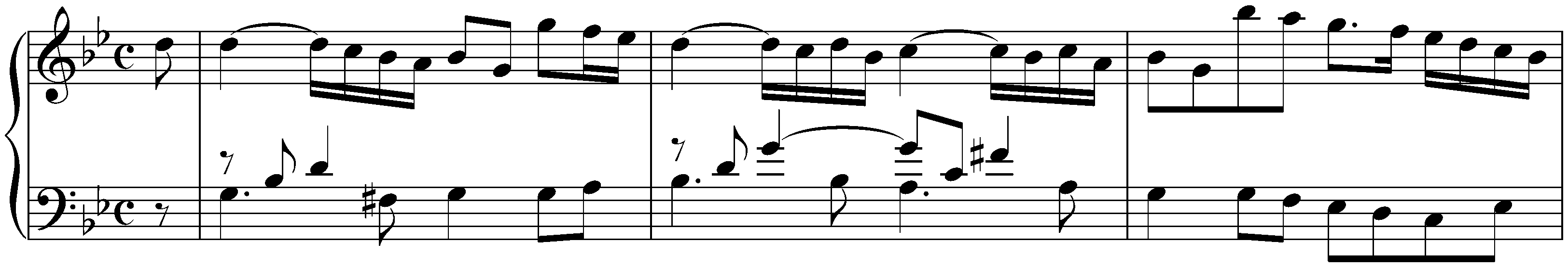 Suite in G minor, HWV 451; 1. Allemande