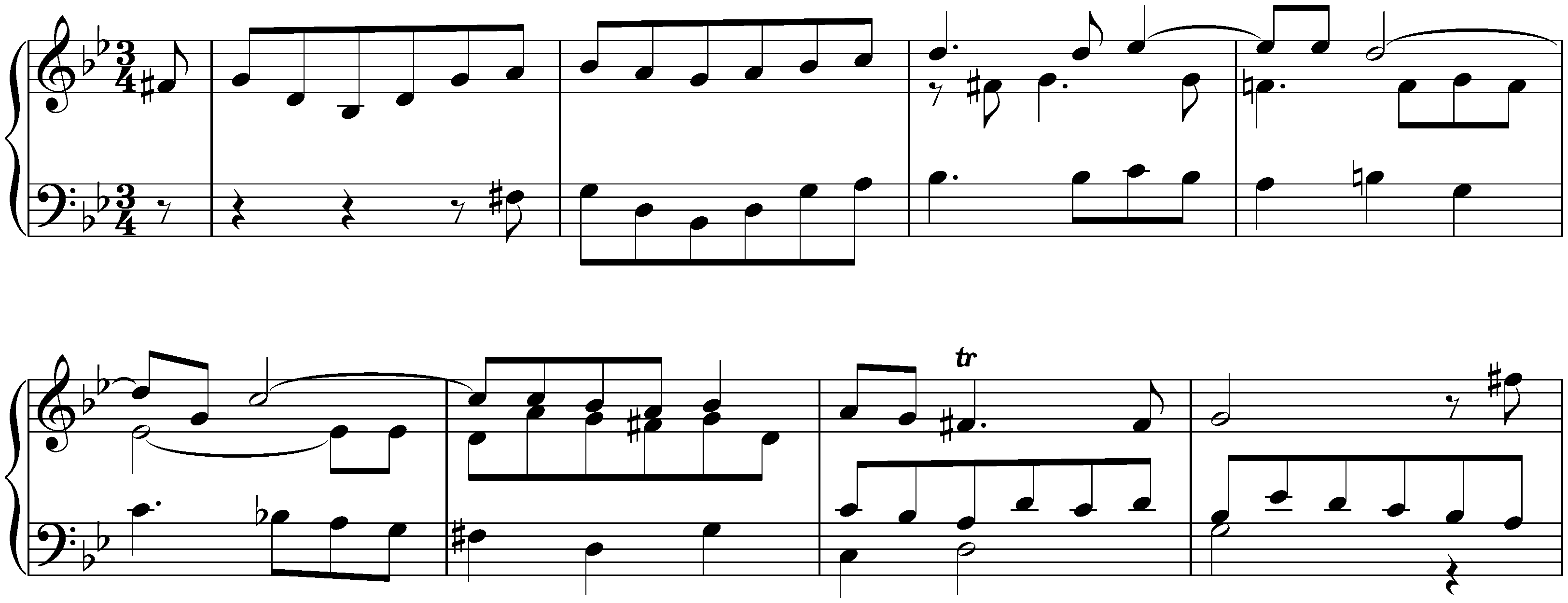Suite in G minor, HWV 452; 2. Courante