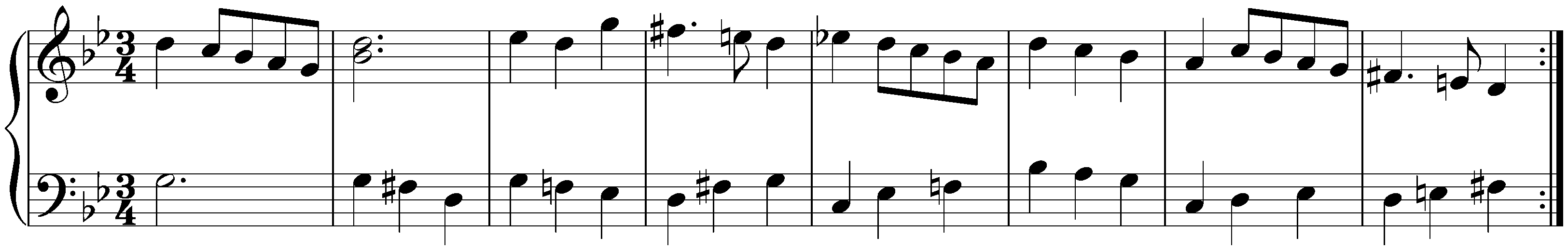 Suite in G minor, HWV 453; 3. Menuet I – Menuet II – Menuet I