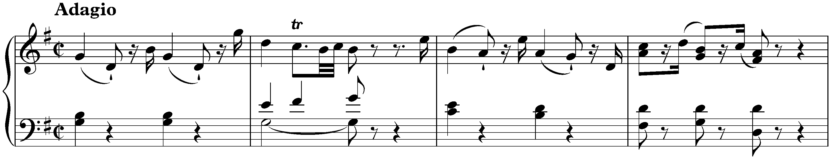 Adagio in G major, Hob. I:93/ii