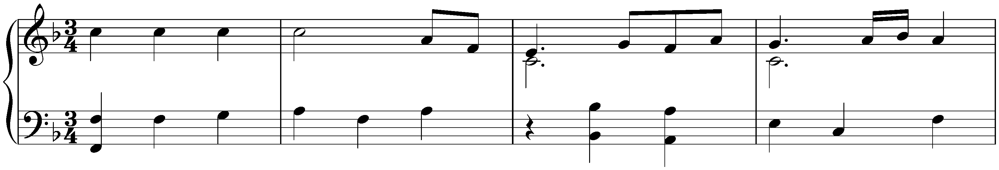 Aria in F major, Hob. XVII:F1