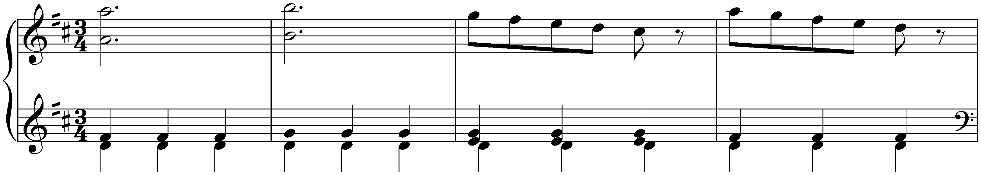 Twelve deutsche Tänze, Hob. IX:12; 8. D major