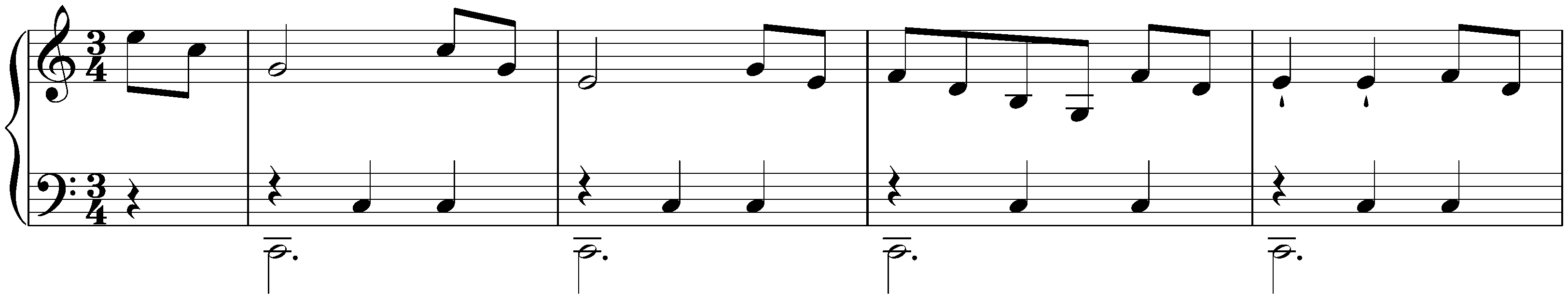 Twelve deutsche Tänze, Hob. IX:12; 10. C major