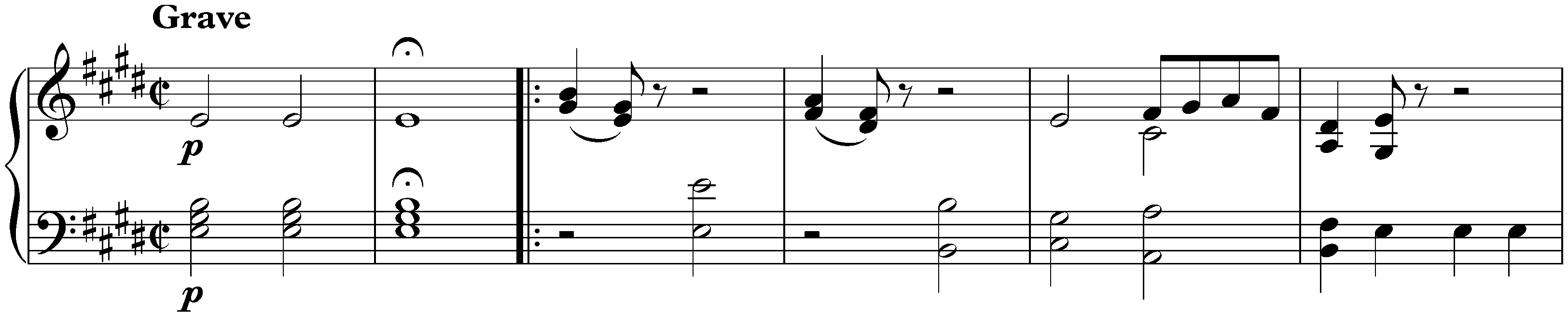 Die Sieben letzten Worte unseres Erlösers am Kreuze, Hob. XX:1C; 4. (3.) Sonata III (Ecce Mulier Filius tuus)