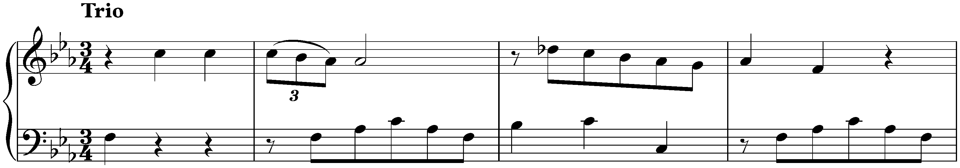 Menuet in F major, Hob. XV:37*/iii