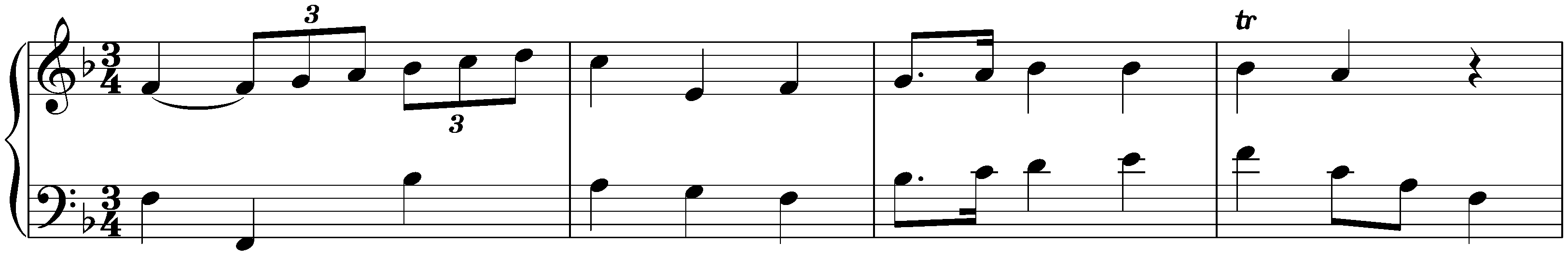 Menuet in F major, Hob. XV:40*/ii
