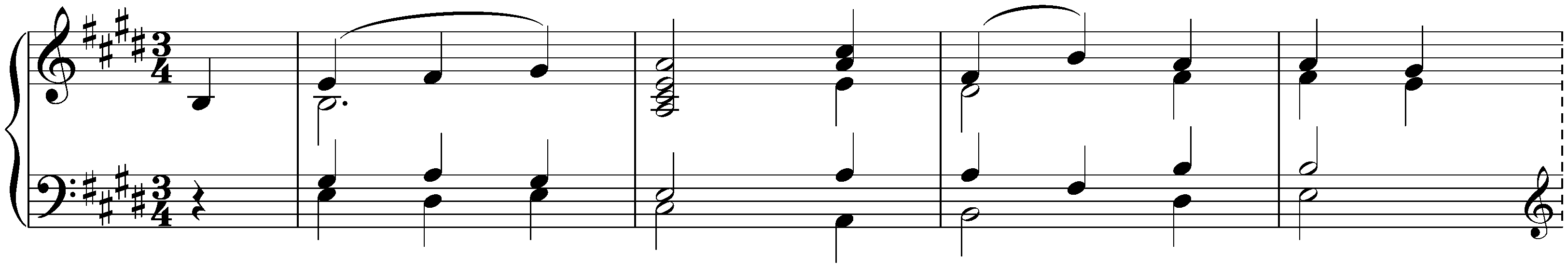 Twelve Menuets, Hob. IX:11; 4. E major